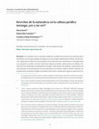 Research paper thumbnail of Derechos de la naturaleza en la cultura jurídica noruega: ¿ser o no ser?