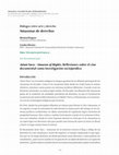 Research paper thumbnail of Diálogos entre arte y derecho: Amazonas de derechos