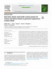 Research paper thumbnail of Real-time robotic weed knife control system for tomato and lettuce based on geometric appearance of plant labels