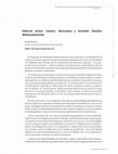 Research paper thumbnail of Editorial primer número: Naturaleza y Sociedad. Desafíos Medioambientales