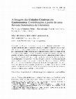 Research paper thumbnail of A Imagem das Cidades Criativas em Gastronomia: Contribuições a partir de uma Revisão Sistemática da Literatura The Image of Creative Cities in Gastronomy: Contributions from a Systematic Literature Review