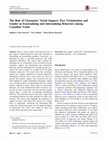 Research paper thumbnail of The Role of Classmates’ Social Support, Peer Victimization and Gender in Externalizing and Internalizing Behaviors among Canadian Youth