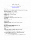 Research paper thumbnail of Curriculum Vitae Laurel Victoria Gray