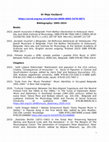 Research paper thumbnail of Maja Vasiljević bibliography 2005-2023