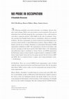 Research paper thumbnail of NO PRIDE IN OCCUPATION: A Roundtable Discussion