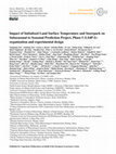 Research paper thumbnail of Impact of Initialized Land Surface Temperature and Snowpack on Subseasonal to Seasonal Prediction Project, Phase I (LS4P-I): organization and experimental design