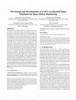 Research paper thumbnail of The Design and Development of a GPU-accelerated Radar Simulator for Space Debris Monitoring