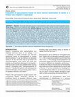 Research paper thumbnail of Evaluation of pancytopenia based on bone marrow examination in adults in a tertiary care hospital in Islamabad