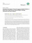 Research paper thumbnail of Emerging Technologies of Natural Language-Enabled Chatbots: A Review and Trend Forecast Using Intelligent Ontology Extraction and Patent Analytics