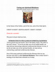 Research paper thumbnail of Curing our Spiritual Blindness (Blind Man Sermon 2024)