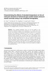 Research paper thumbnail of Characterizing the effects of elevated temperature on the air void pore structure of advanced gas-cooled reactor pressure vessel concrete using x-ray computed tomography