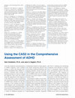 Research paper thumbnail of Using the CAS2 in the Comprehensive Assessment of ADHD