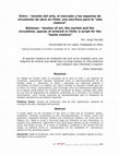 Research paper thumbnail of Entre – tensión del arte, el mercado y los espacios de circulación de obra en Chile: Una escritura para la “alta costura”