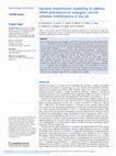 Research paper thumbnail of Dynamic transmission modelling to address infant pneumococcal conjugate vaccine schedule modifications in the UK