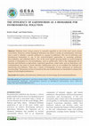 Research paper thumbnail of The Efficiency of Earthworms as a Biomarker for Environmental Pollution