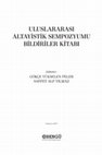 Research paper thumbnail of Altay Dillerinde Bazı Savaş ve Askerlik Terimlerinin Denklikleri Üzerine