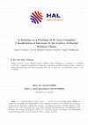 Research paper thumbnail of A Solution to a Problem of D. Lau: Complete Classification of Intervals in the Lattice of Partial Boolean Clones