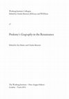 Research paper thumbnail of 1.	Zur Shalev, “Main Themes in the Study of Ptolemy's Geography in the Renaissance,” in Ptolemy’s Geography in the Renaissance, edited by Shalev and Charles Burnett (London; Turin: Warburg Institute; Nino Aragno, 2011), pp. 1-14.