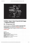 Research paper thumbnail of CHORA: Tubuh-Tubuh Yang Tak Berhingga (Lingkar Pertama)