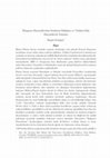 Research paper thumbnail of Diaspora Süryanilerinin Soykırım İddiaları ve Türkiye'deki Süryanilerin Tutumu