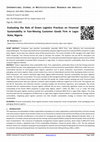 Research paper thumbnail of Evaluating the Role of Green Logistics Practices on Financial Sustainability in Fast-Moving Customer Goods Firm in Lagos State, Nigeria