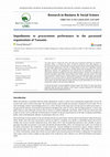 Research paper thumbnail of Impediments to procurement performance in the parastatal organizations of Tanzania