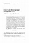 Research paper thumbnail of Organization of the Olfactory and Respiratory Skeleton in the Nose of the Gray Short-Tailed Opossum Monodelphis domestica