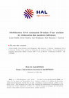 Research paper thumbnail of Modélisation T-S et commande Hoo d'une machine de rééducation des membres inférieurs