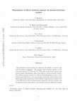 Research paper thumbnail of Dependence of direct neutron capture on nuclear-structure models