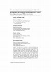 Research paper thumbnail of Investigating the employee work performance in task interdependence and ESM environment