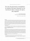 Research paper thumbnail of Un caso de pervivencia iconográfica: la temática del baño femenino en las lucernas de disco romanas de época alto-imperial