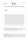 Research paper thumbnail of Labor conditions and the meanings of nursing work in Barcelona