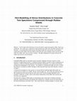 Research paper thumbnail of FEA Modelling of Stress Distributions in Concrete Test Specimens Compressed through Rubber Sheets