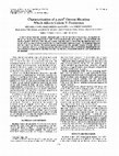 Research paper thumbnail of Characterization of a purF operon mutation which affects colicin V production