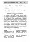 Research paper thumbnail of An Overview Of Maternal And Child Health In Africa At The End Of 2015