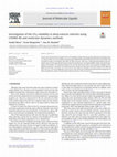 Research paper thumbnail of Investigation of the CO2-solubility in deep eutectic solvents using COSMO-RS and molecular dynamics methods