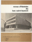 Research paper thumbnail of Revue d'histoire du Bas Saint-Laurent, vol. 4 (3-4)