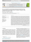 Research paper thumbnail of An in situ method to quantitatively determine dissolved free drug concentrations in vitro in the presence of polymer excipients using pulsatile microdialysis (PMD)