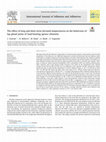 Research paper thumbnail of Time-temperature resistance of transverse stressed lap joints of glued spruce and thermal analysis of adhesives