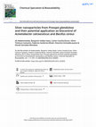 Research paper thumbnail of Silver nanoparticles from Prosopis glandulosa and their potential application as biocontrol of Acinetobacter calcoaceticus and Bacillus cereus