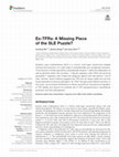 Research paper thumbnail of Ex-TFRs: A Missing Piece of the SLE Puzzle?