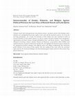 Research paper thumbnail of Intersectionality of Gender, Ethnicity, and Religion Against Political Prisoners the Last Days of Hannah Senesh and Laila Qasim