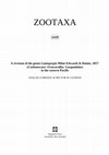 Research paper thumbnail of A revision of the genus Leptogorgia Milne Edwards &amp;amp; Haime, 1857 (Coelenterata: Octocorallia: Gorgoniidae) in the eastern Pacific