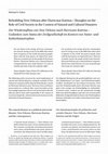 Research paper thumbnail of Rebuilding New Orleans after Hurricane Katrina - Thoughts on the Role of Civil Society in the Context of Natural and Cultural Disasters