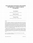 Research paper thumbnail of From approximate factorization to root isolation with application to cylindrical algebraic decomposition