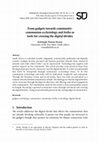 Research paper thumbnail of From gadgets towards community: communion ecclesiology and botho as tools for crossing the digital divides