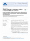 Research paper thumbnail of Anatomic landmarks in the maxilla for guidance of anterior prosthetic teeth positioning