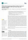 Research paper thumbnail of A Pilot Study Examining the Effects of Music Training on Attention in Children with Fetal Alcohol Spectrum Disorders (FASD)