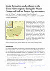 Research paper thumbnail of Social formation and collapse in the Tisza-Maros region: dating the Maros Group and its Late Bronze Age successors