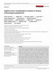 Research paper thumbnail of Sagittal suture morphological variation in human archaeological populations